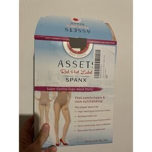Spanx Assets BBW Size 6 Black Super‎ Control High Waist Panty